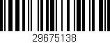 Código de barras (EAN, GTIN, SKU, ISBN): '29675138'