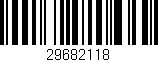 Código de barras (EAN, GTIN, SKU, ISBN): '29682118'