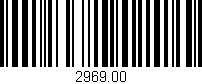 Código de barras (EAN, GTIN, SKU, ISBN): '2969.00'