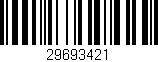 Código de barras (EAN, GTIN, SKU, ISBN): '29693421'