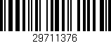 Código de barras (EAN, GTIN, SKU, ISBN): '29711376'