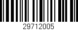 Código de barras (EAN, GTIN, SKU, ISBN): '29712005'