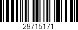 Código de barras (EAN, GTIN, SKU, ISBN): '29715171'