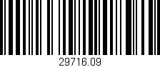 Código de barras (EAN, GTIN, SKU, ISBN): '29716.09'