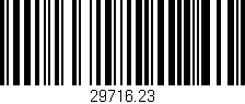 Código de barras (EAN, GTIN, SKU, ISBN): '29716.23'
