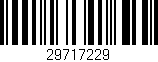 Código de barras (EAN, GTIN, SKU, ISBN): '29717229'