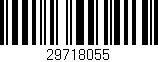 Código de barras (EAN, GTIN, SKU, ISBN): '29718055'