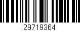 Código de barras (EAN, GTIN, SKU, ISBN): '29719364'