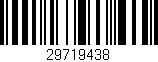 Código de barras (EAN, GTIN, SKU, ISBN): '29719438'