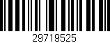 Código de barras (EAN, GTIN, SKU, ISBN): '29719525'