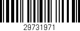 Código de barras (EAN, GTIN, SKU, ISBN): '29731971'