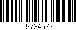 Código de barras (EAN, GTIN, SKU, ISBN): '29734572'