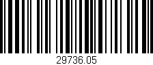 Código de barras (EAN, GTIN, SKU, ISBN): '29736.05'