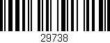 Código de barras (EAN, GTIN, SKU, ISBN): '29738'