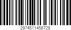 Código de barras (EAN, GTIN, SKU, ISBN): '2974511458729'