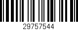 Código de barras (EAN, GTIN, SKU, ISBN): '29757544'