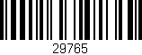 Código de barras (EAN, GTIN, SKU, ISBN): '29765'