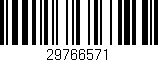 Código de barras (EAN, GTIN, SKU, ISBN): '29766571'