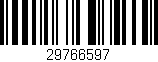 Código de barras (EAN, GTIN, SKU, ISBN): '29766597'