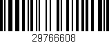 Código de barras (EAN, GTIN, SKU, ISBN): '29766608'