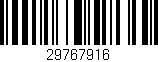Código de barras (EAN, GTIN, SKU, ISBN): '29767916'