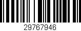 Código de barras (EAN, GTIN, SKU, ISBN): '29767946'