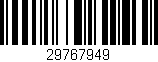 Código de barras (EAN, GTIN, SKU, ISBN): '29767949'