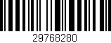 Código de barras (EAN, GTIN, SKU, ISBN): '29768280'