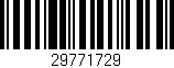 Código de barras (EAN, GTIN, SKU, ISBN): '29771729'