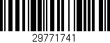 Código de barras (EAN, GTIN, SKU, ISBN): '29771741'