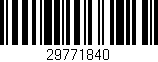 Código de barras (EAN, GTIN, SKU, ISBN): '29771840'