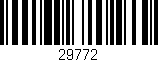 Código de barras (EAN, GTIN, SKU, ISBN): '29772'