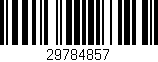 Código de barras (EAN, GTIN, SKU, ISBN): '29784857'