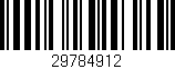 Código de barras (EAN, GTIN, SKU, ISBN): '29784912'