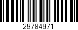 Código de barras (EAN, GTIN, SKU, ISBN): '29784971'