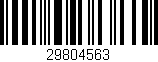 Código de barras (EAN, GTIN, SKU, ISBN): '29804563'
