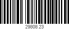 Código de barras (EAN, GTIN, SKU, ISBN): '29808.23'