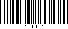 Código de barras (EAN, GTIN, SKU, ISBN): '29808.37'