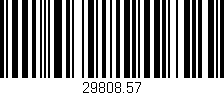 Código de barras (EAN, GTIN, SKU, ISBN): '29808.57'