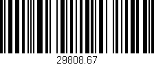 Código de barras (EAN, GTIN, SKU, ISBN): '29808.67'