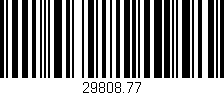 Código de barras (EAN, GTIN, SKU, ISBN): '29808.77'