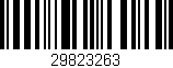 Código de barras (EAN, GTIN, SKU, ISBN): '29823263'