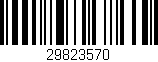 Código de barras (EAN, GTIN, SKU, ISBN): '29823570'