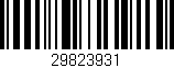 Código de barras (EAN, GTIN, SKU, ISBN): '29823931'