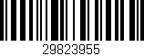 Código de barras (EAN, GTIN, SKU, ISBN): '29823955'