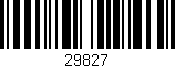 Código de barras (EAN, GTIN, SKU, ISBN): '29827'