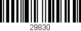 Código de barras (EAN, GTIN, SKU, ISBN): '29830'