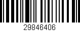 Código de barras (EAN, GTIN, SKU, ISBN): '29846406'