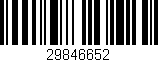 Código de barras (EAN, GTIN, SKU, ISBN): '29846652'