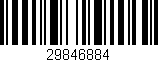 Código de barras (EAN, GTIN, SKU, ISBN): '29846884'